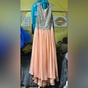 Stunning Coral Prom Dress